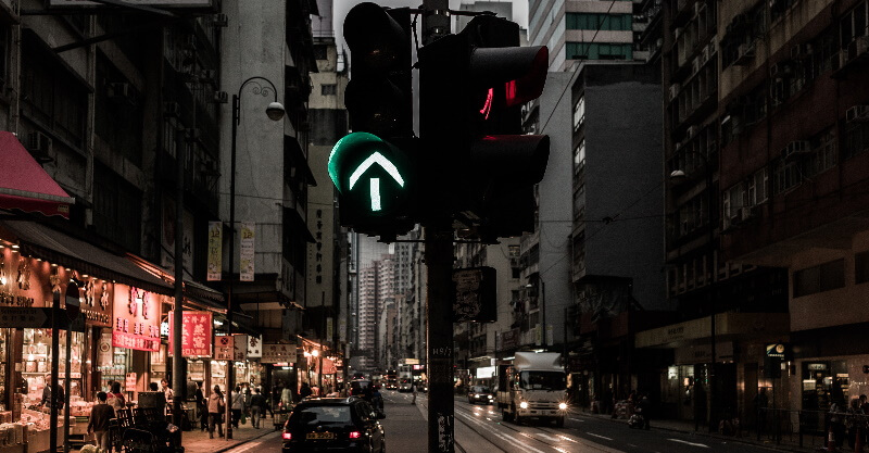 Ruas de Hong Kong