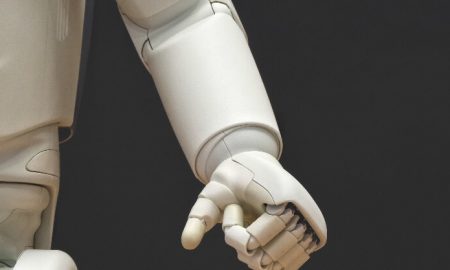 Mão de um robot